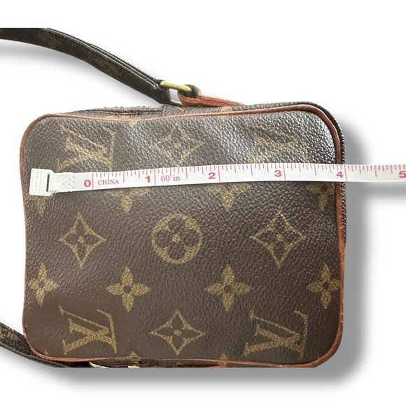 AUTH Louis Vuitton Mini DANUBE Monogram + COA Crossbody Shoulder Bag RARE SIZE! - Picture 16 of 17
